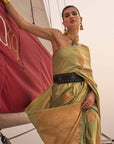 Kokoro Satin Silk Saree - Ranjvani