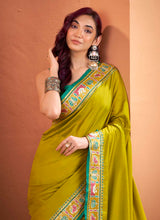 Mehandi Patola Saree