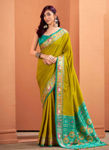 Mehandi Patola Saree