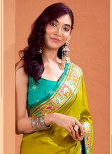 Mehandi Patola Saree