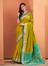 Mehandi Patola Saree