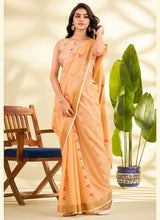 मुगा कॉटन साड़ी