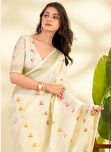 मुगा कॉटन साड़ी