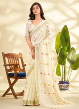 मुगा कॉटन साड़ी