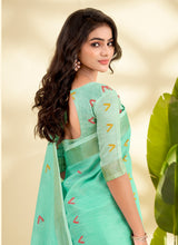 मुगा कॉटन साड़ी