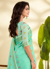 मुगा कॉटन साड़ी