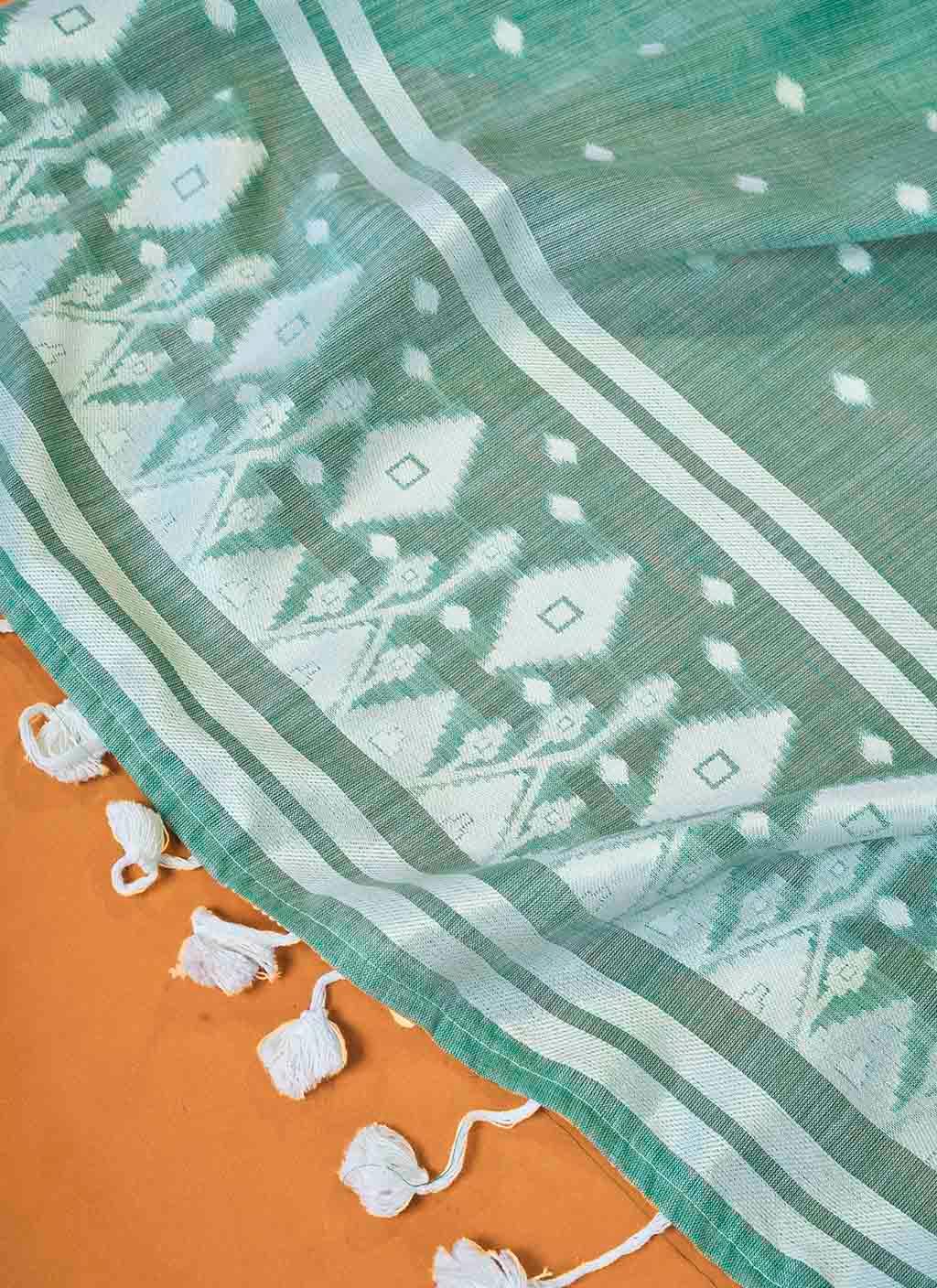 Hena Pure Linen Saree
