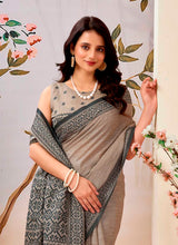 मुगा कॉटन साड़ी