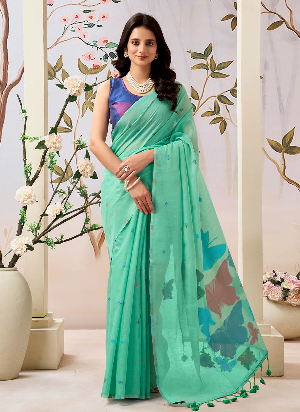 Aadhya Mul Cotton Saree