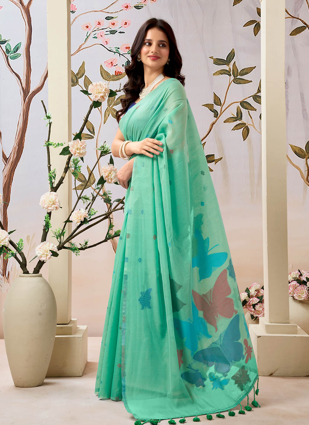 Aadhya Mul Cotton Saree