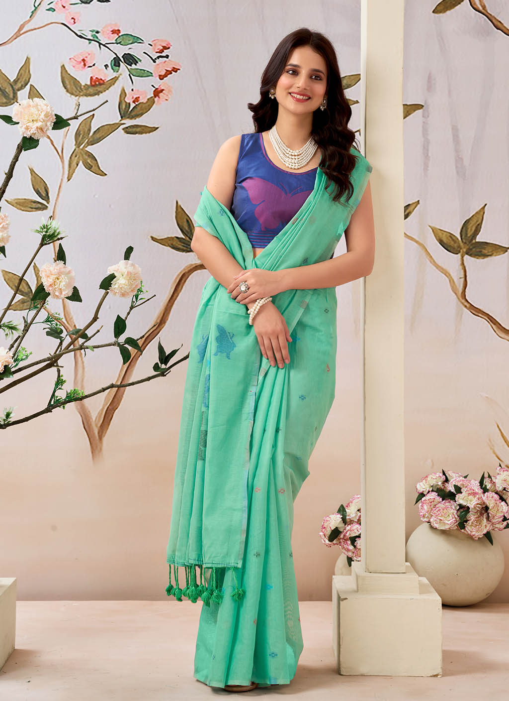 Aadhya Mul Cotton Saree