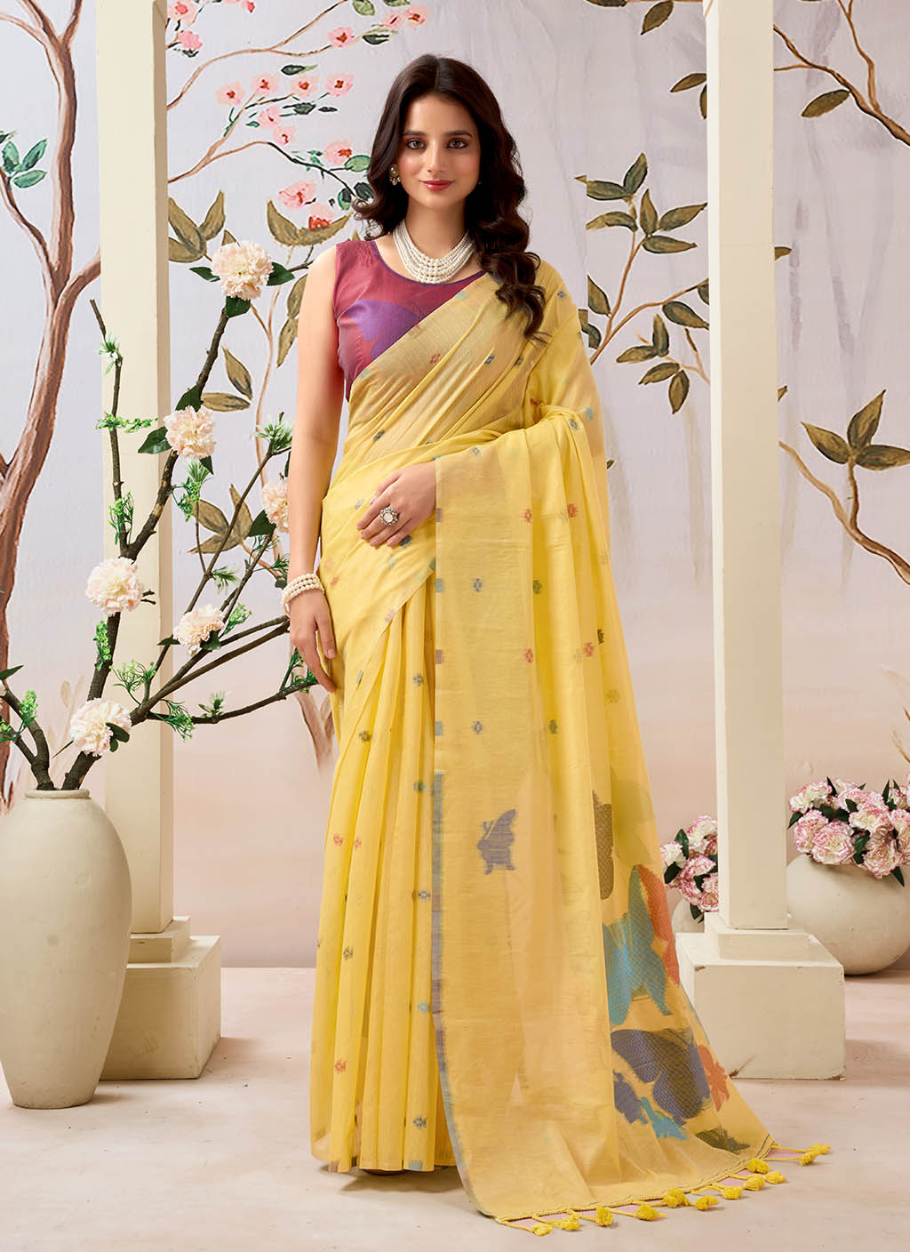 Ananya Mul Cotton Saree