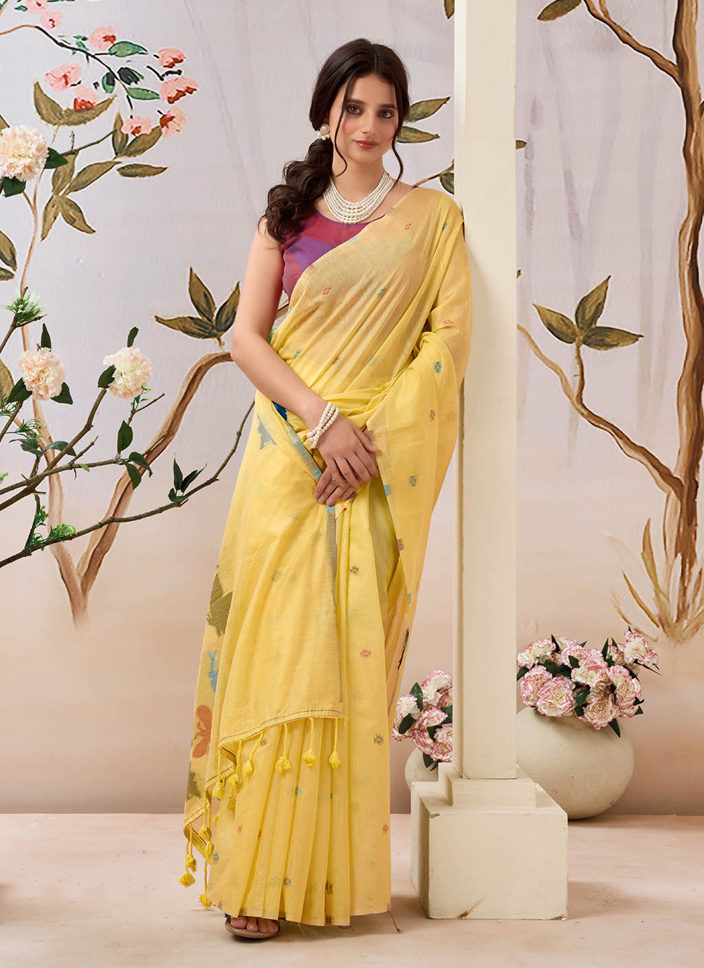 Ananya Mul Cotton Saree