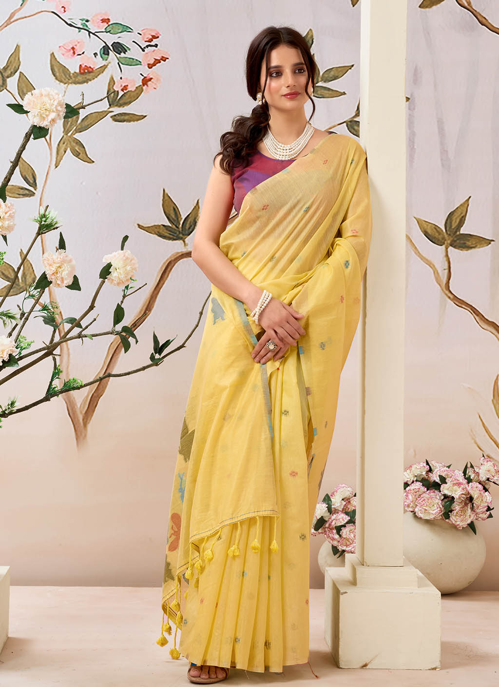 Ananya Mul Cotton Saree