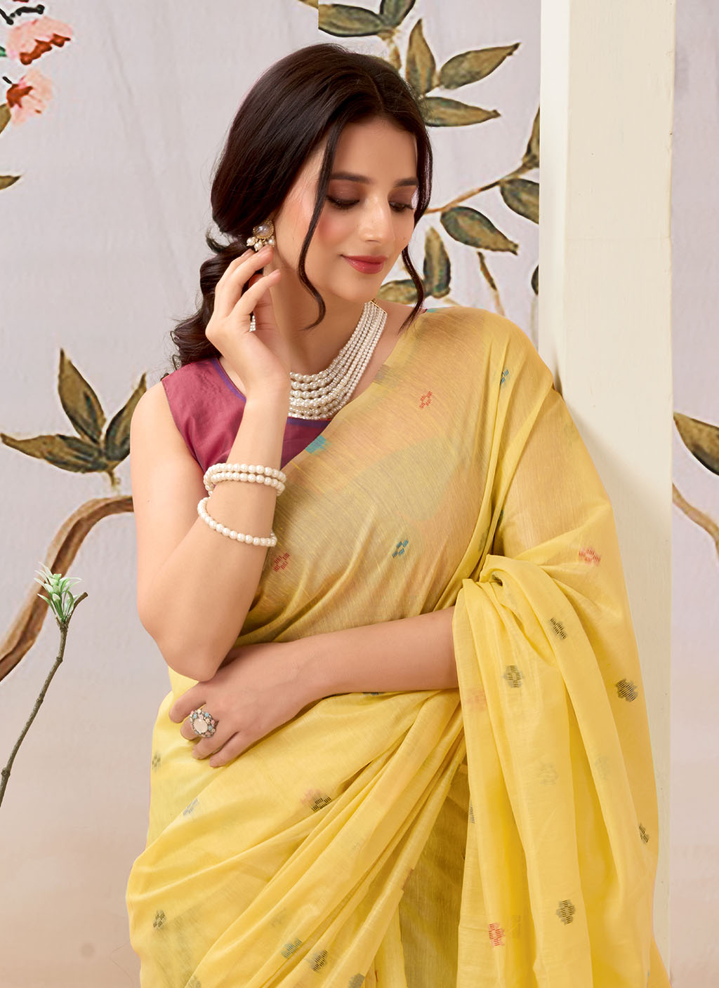 Ananya Mul Cotton Saree