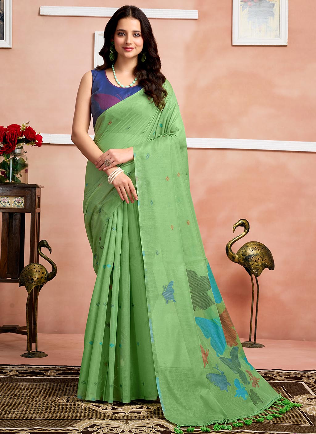 Myra Mul Cotton Saree