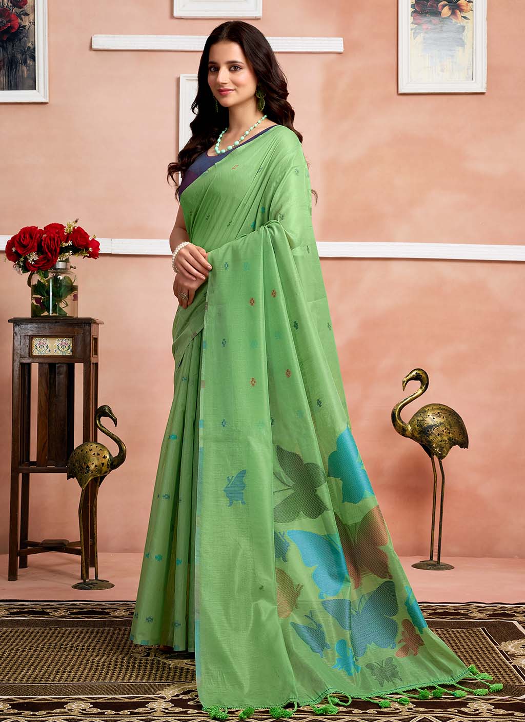 Myra Mul Cotton Saree