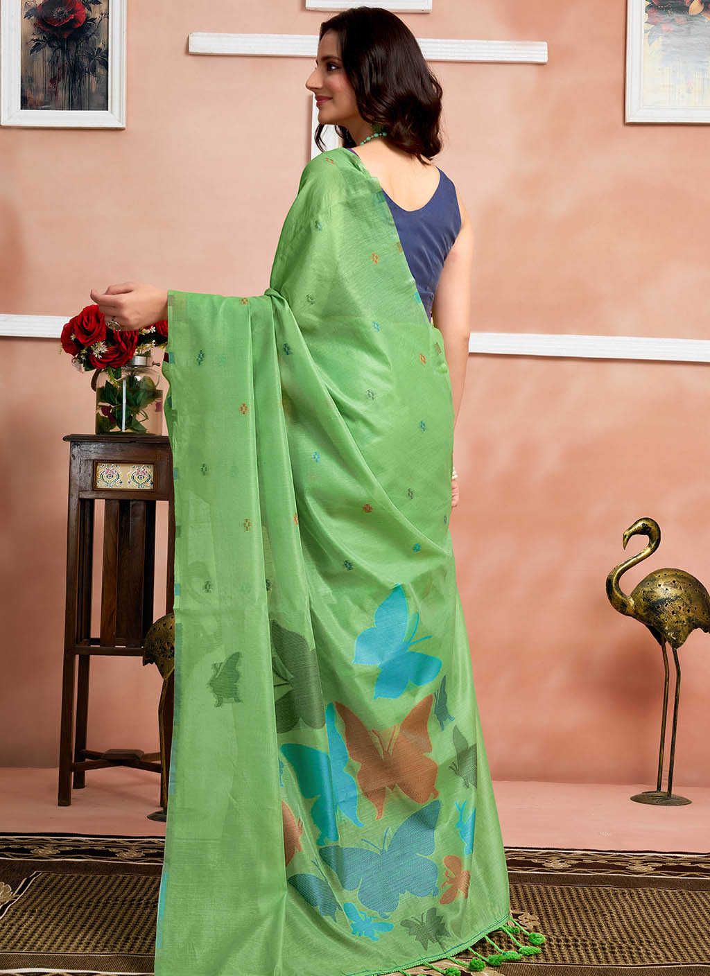 Myra Mul Cotton Saree