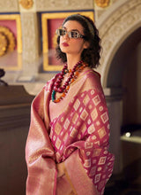 Kavita Ikkat Tissue Saree