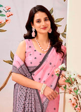 मुगा कॉटन साड़ी