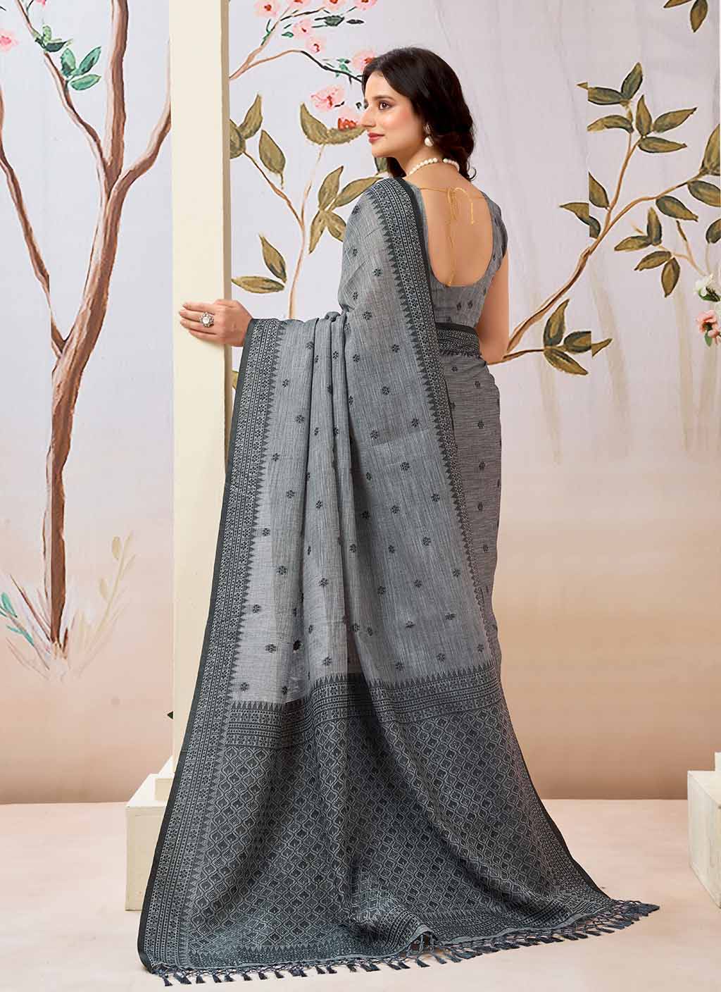 Gargi Pure Linen Saree