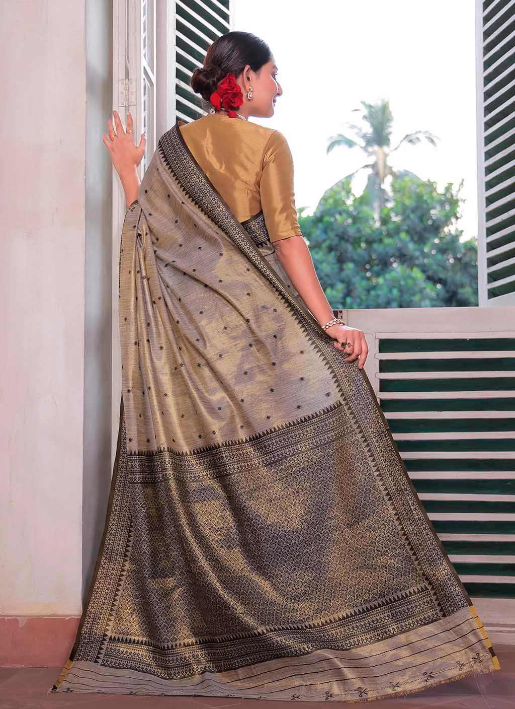 Taarini Khadi Saree