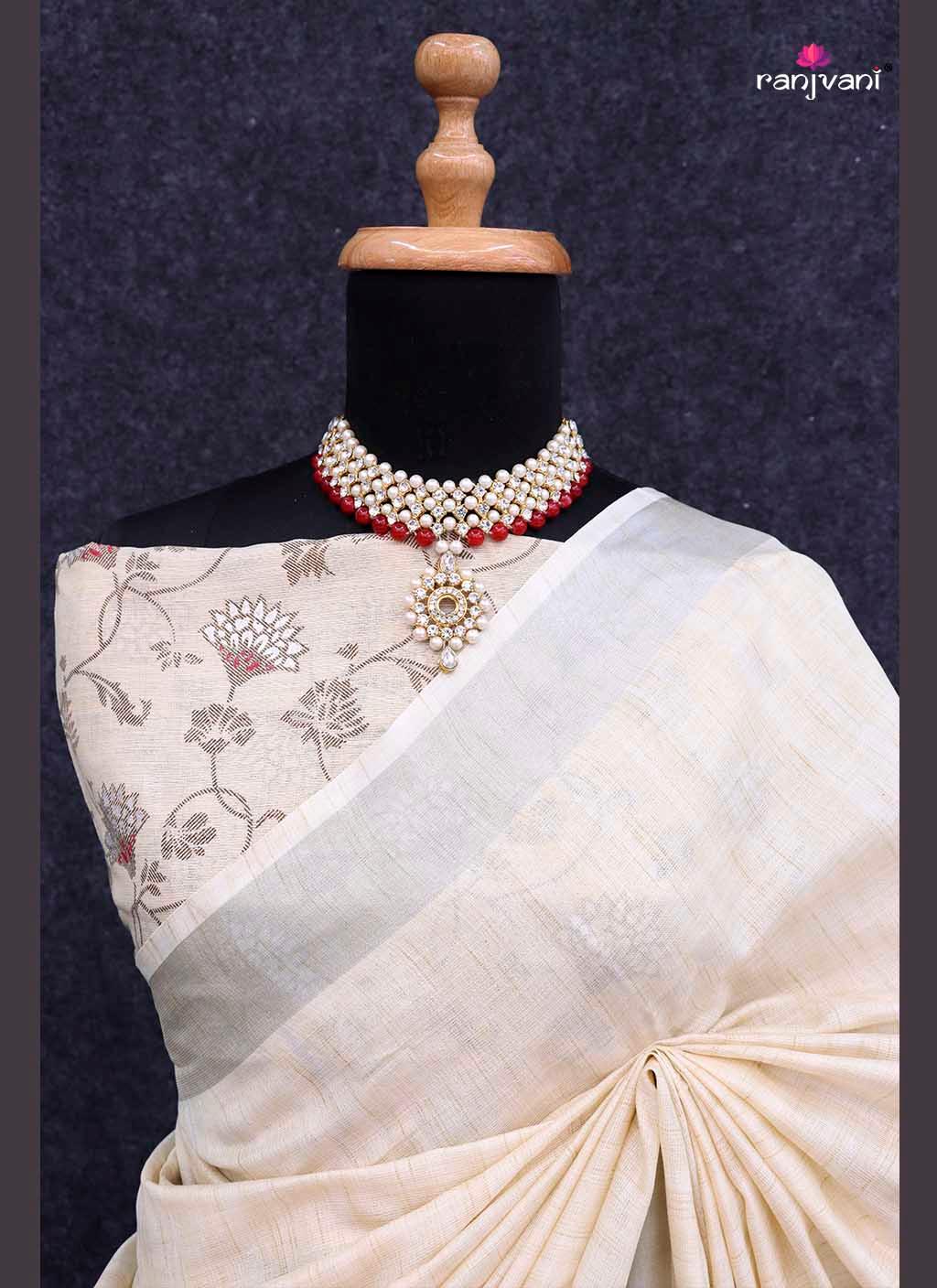 Abhipuri Pure Cotton Saree - Ranjvani