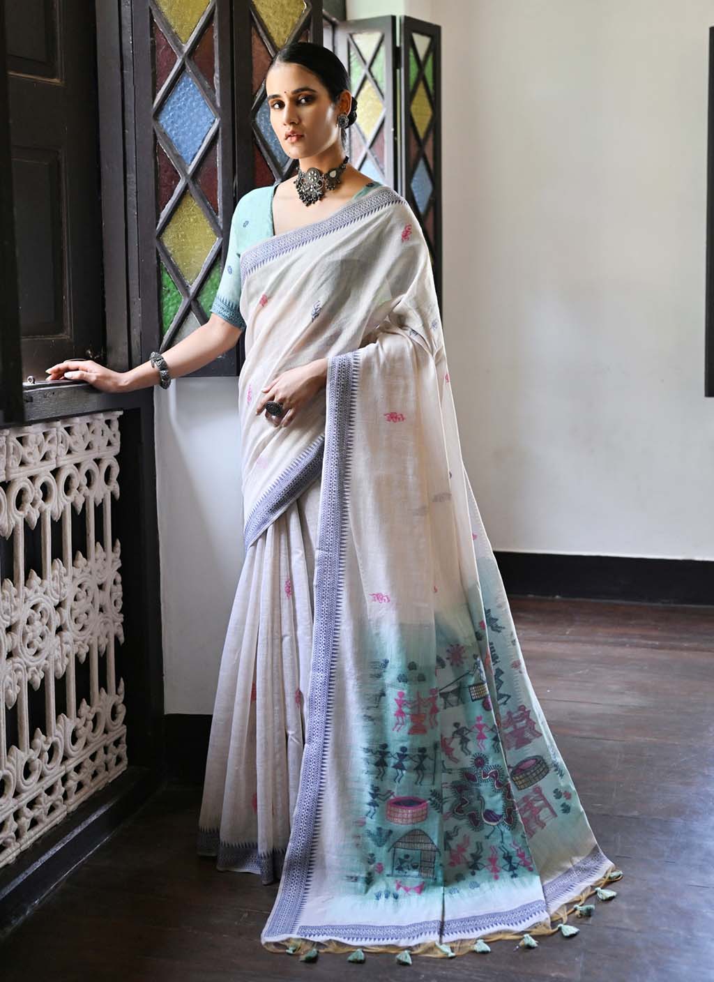 Achaari (saree) - Cotton Saree