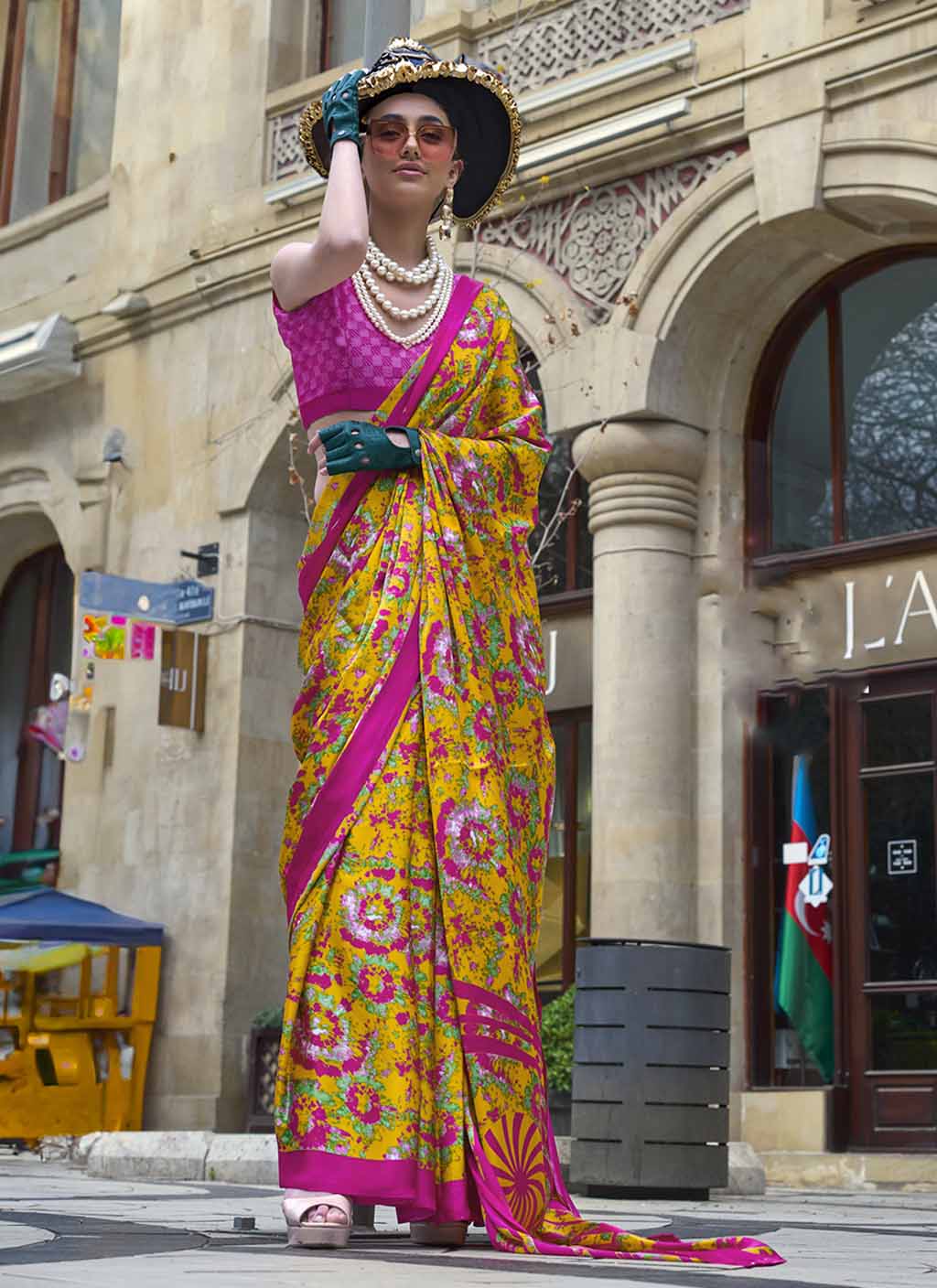 Advika (saree) - Japan Silk