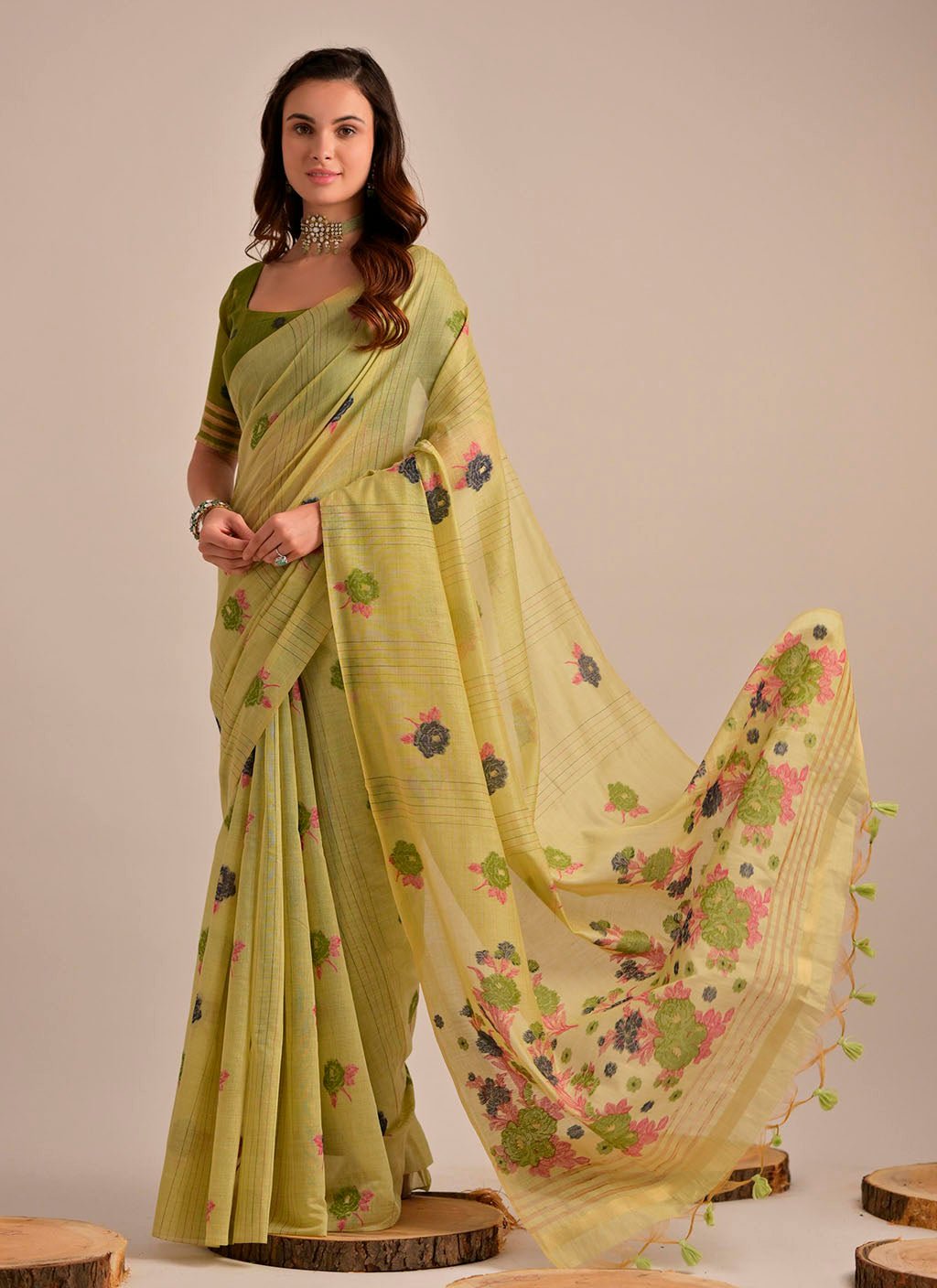 Airavatam (saree) - Cotton Saree