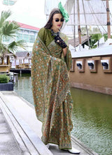 Ajarakh (saree) - Satin Silk