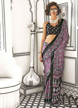 Ajarakh (Saree) - Satin Silk