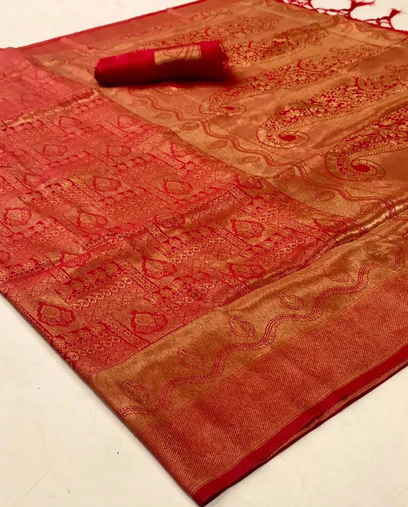 Akanksha Kanjivaram Saree - Ranjvani Sarees