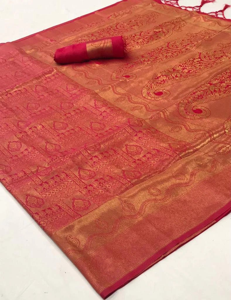 Akanksha Kanjivaram Saree - Ranjvani Sarees