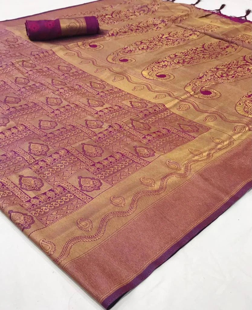 Akanksha Kanjivaram Saree - Ranjvani Sarees