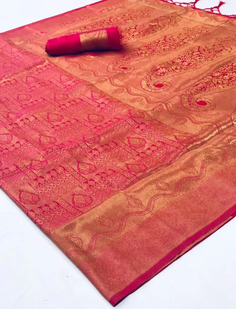 Akanksha Kanjivaram Saree - Ranjvani Sarees