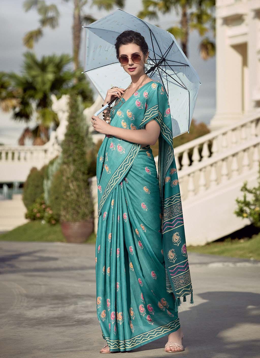 Asavari (Saree) - Mal Mal Silk