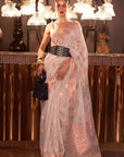 Asmita Pure Linen Saree - Ranjvani