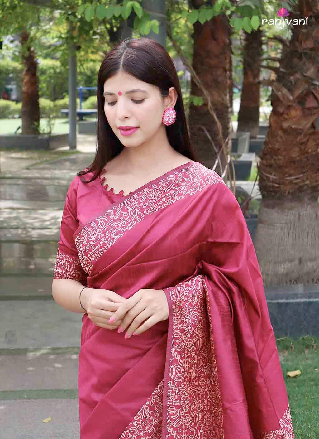 Bhargavi Cotton Silk Saree - Ranjvani