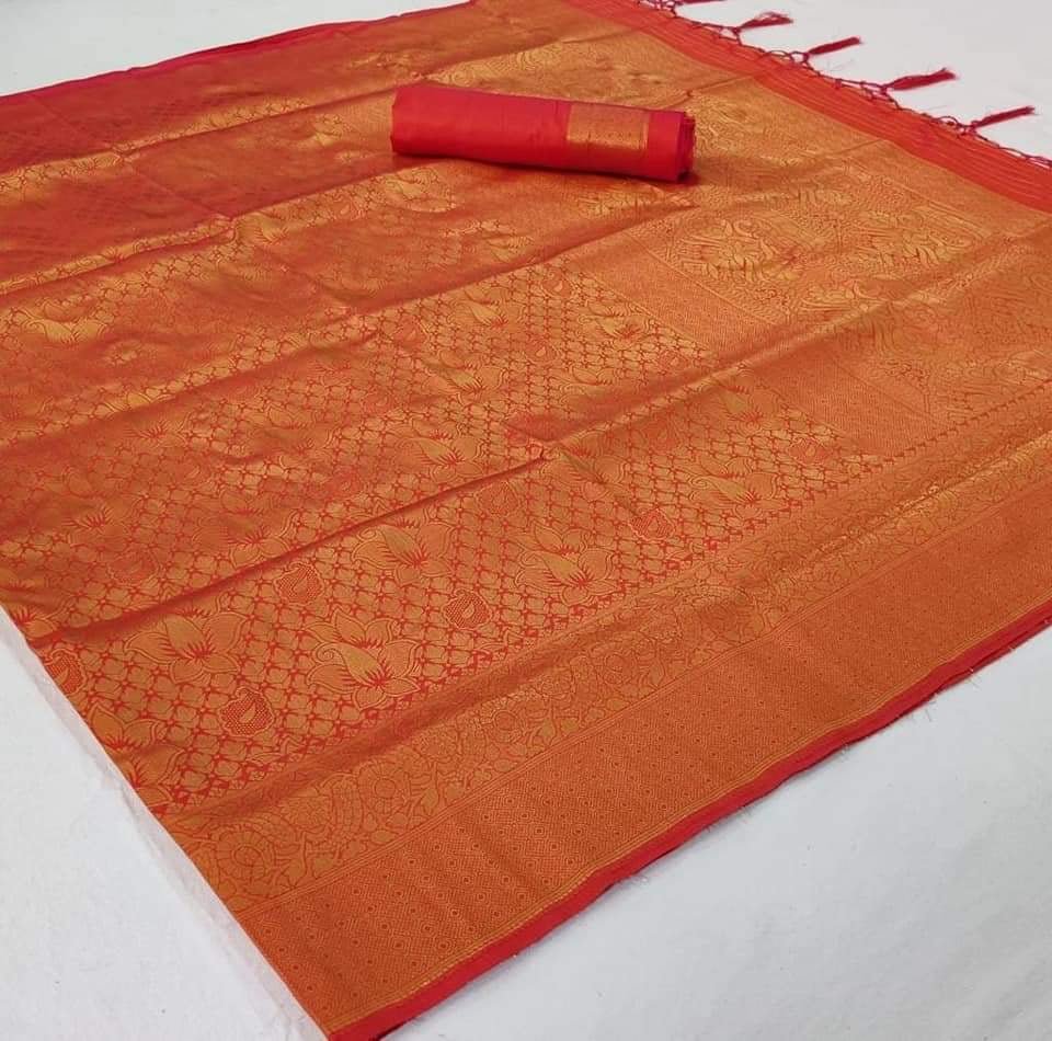 Bhumi Kanjivaram Saree - Ranjvani Sarees