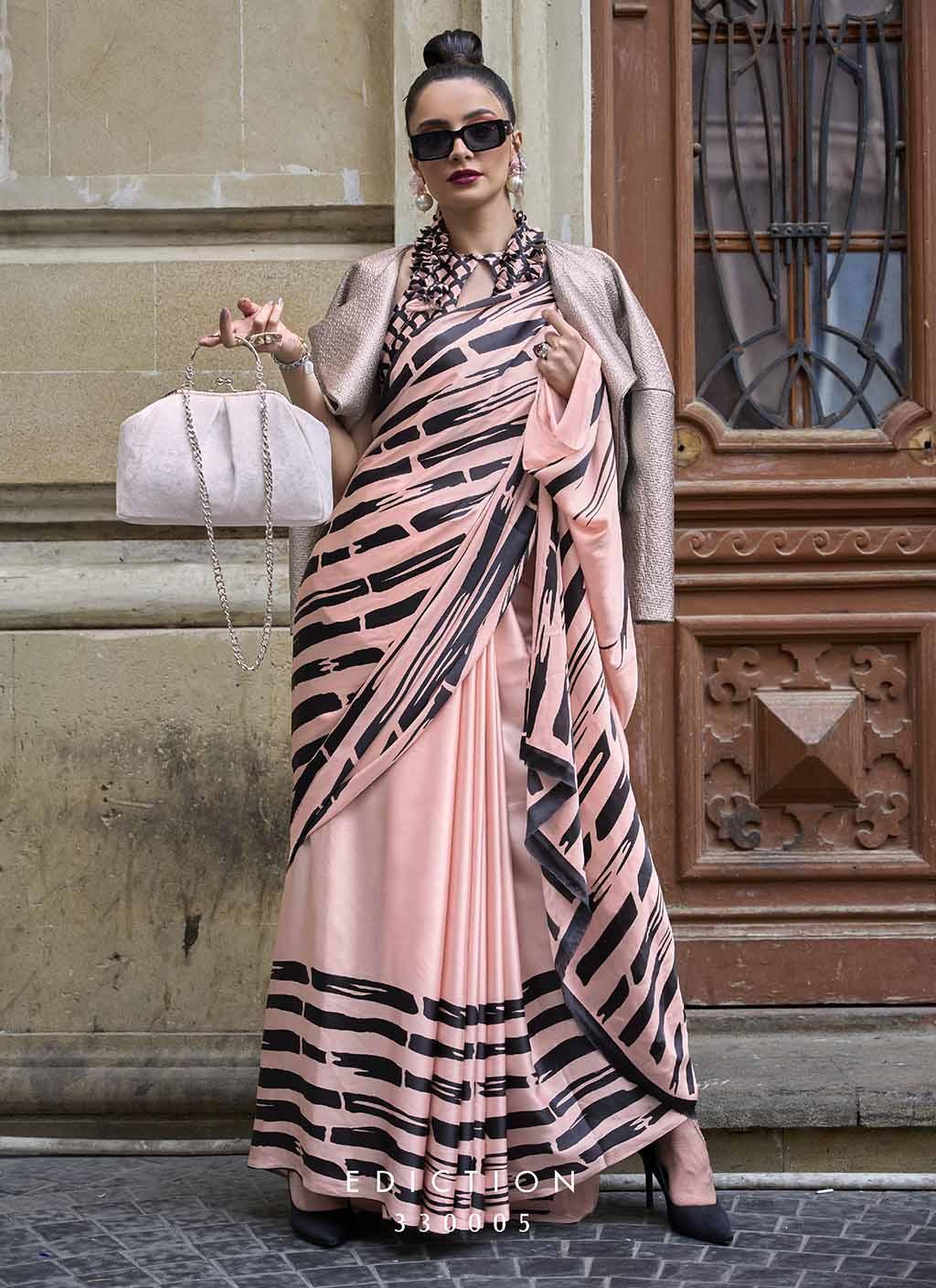 Charming (Saree) - Satin Silk