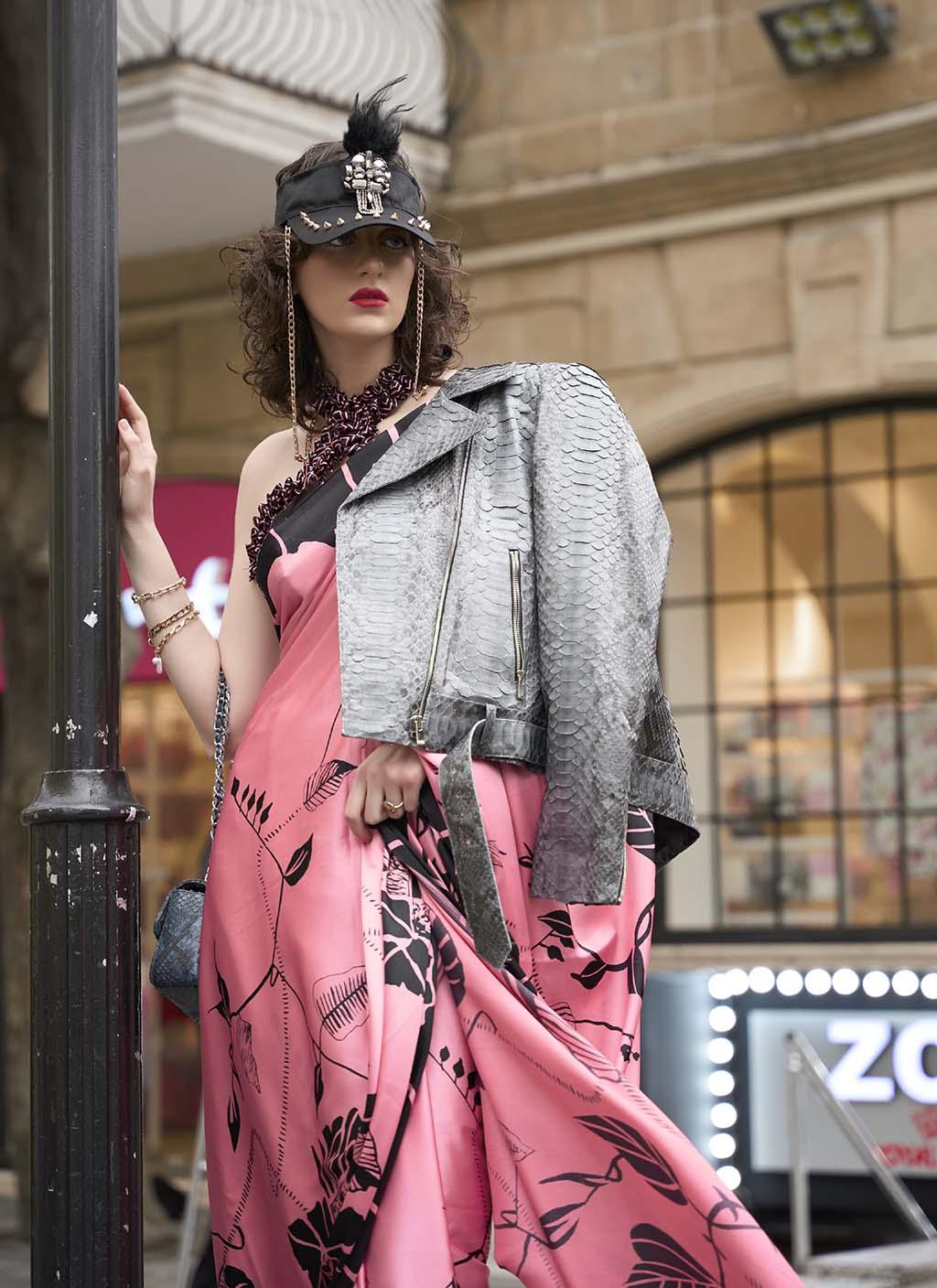 Charming (Saree) - Satin Silk