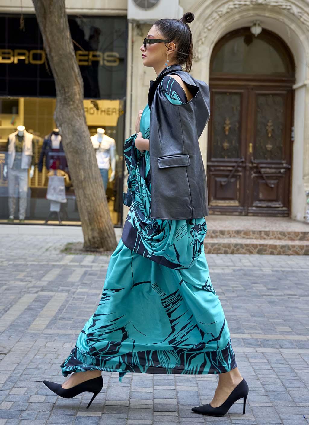 Charming (Saree) - Satin Silk