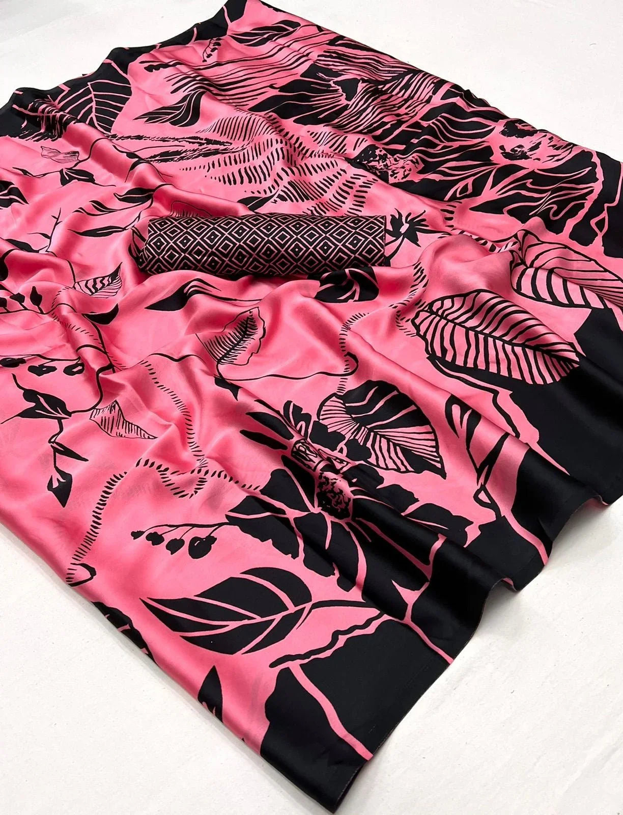 Charming (Saree) - Satin Silk