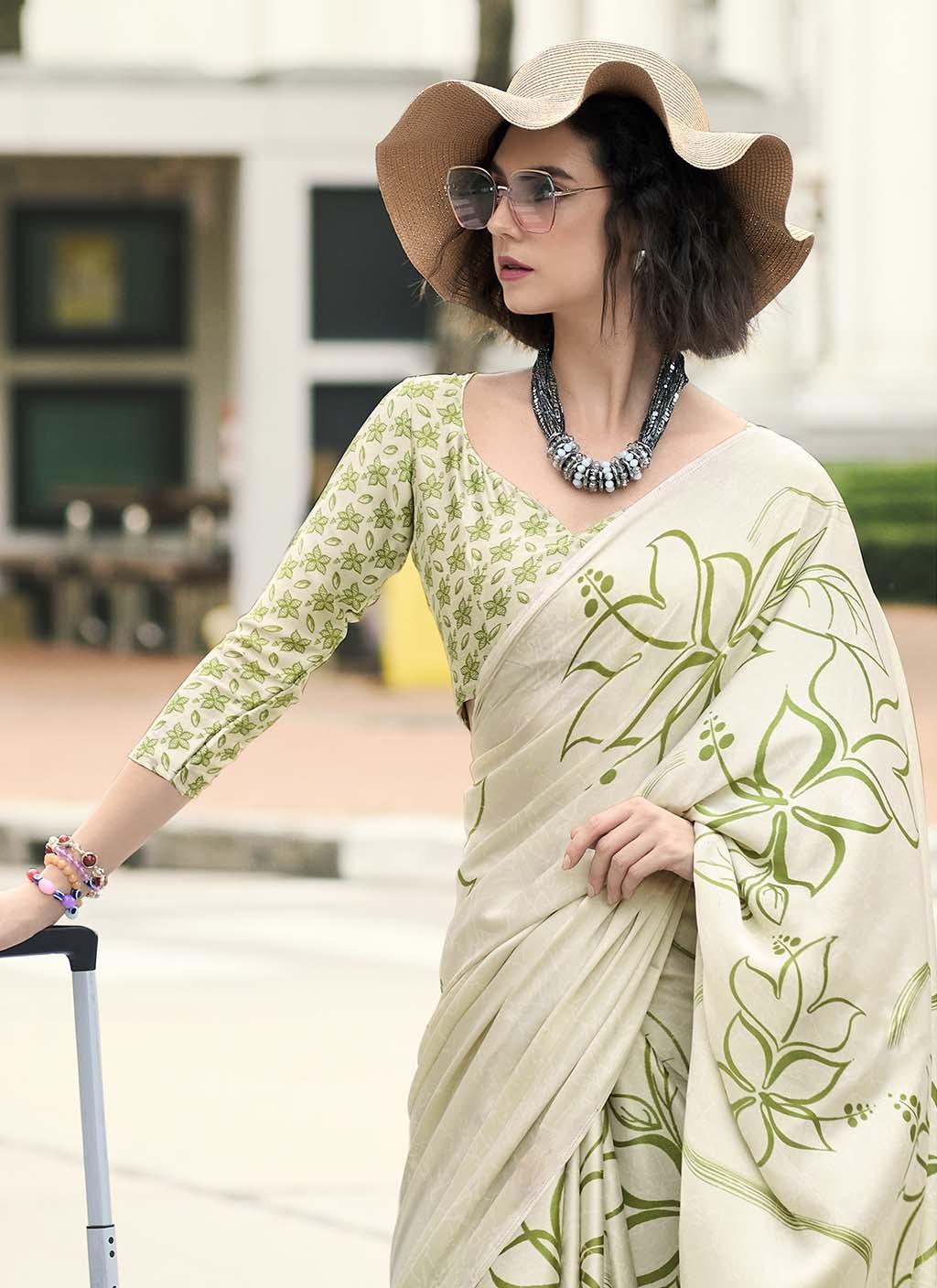 Dazzling (Saree) - Satin Silk