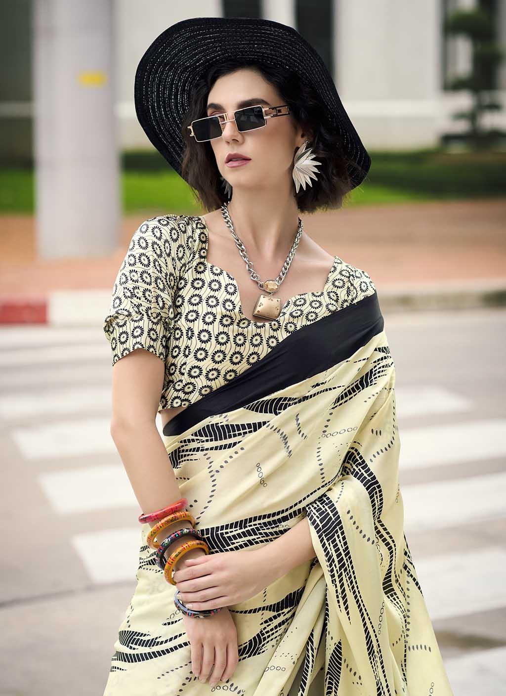 Dazzling (Saree) - Satin Silk