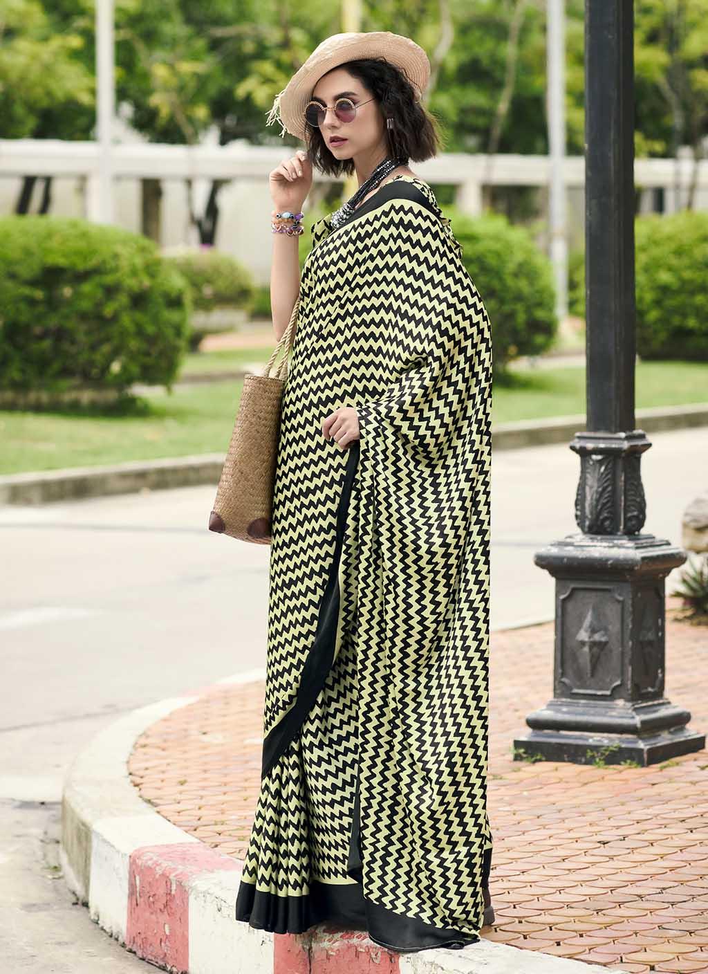 Dazzling (Saree) - Satin Silk