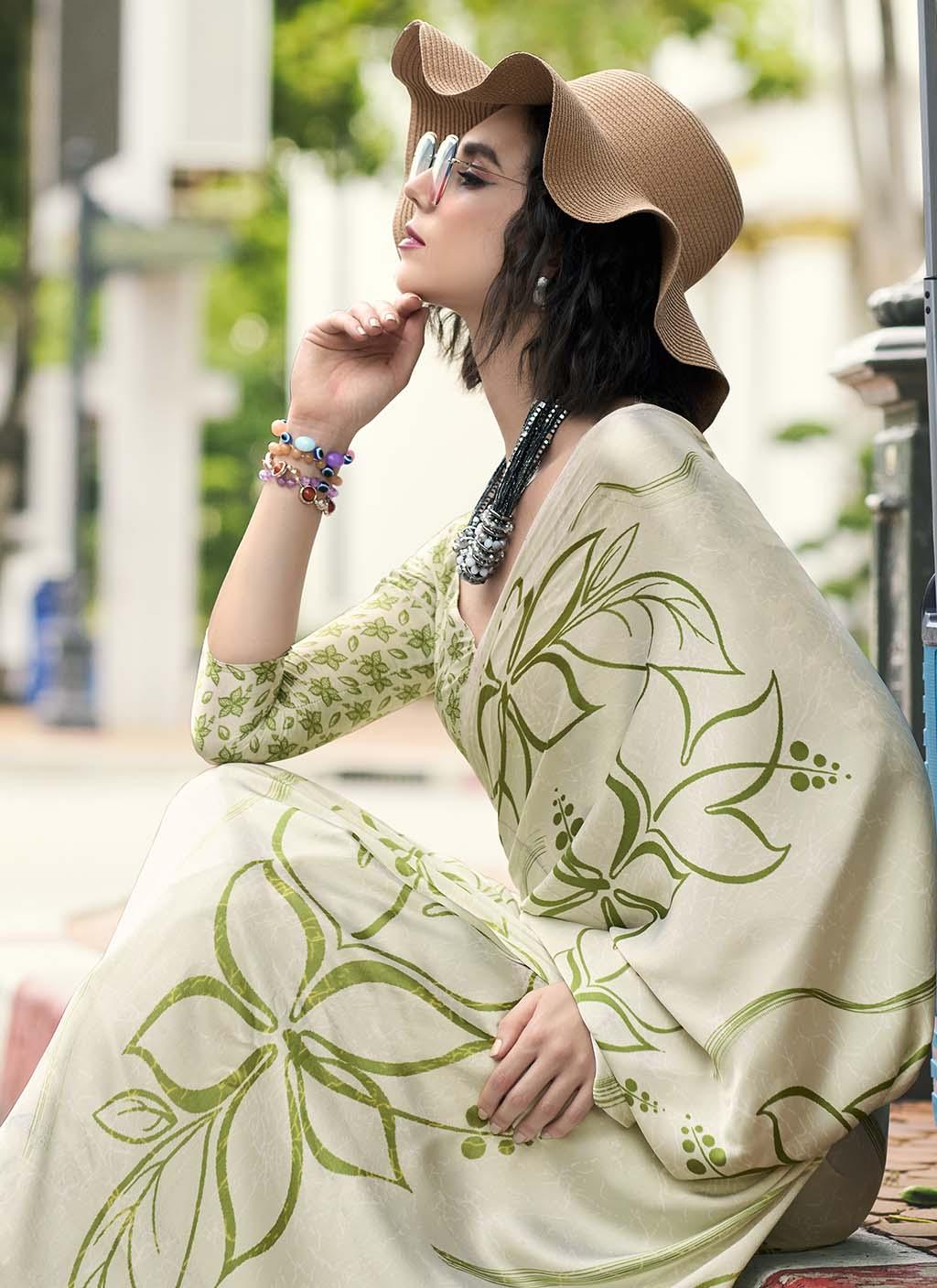 Dazzling (Saree) - Satin Silk