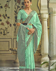 Deetya Soft Linen Saree - Ranjvani