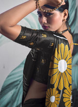 Flower (Saree) - Satin Silk